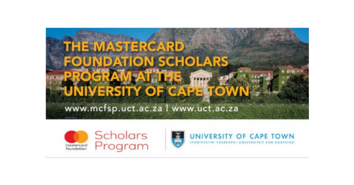 Mastercard Foundation Scholarship Opportunity for UCT